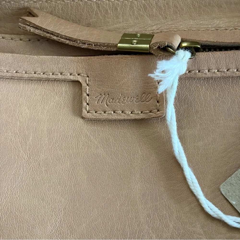 Madewell Tan Leather Tote Bag - Picture 9 of 12